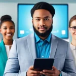 네트워킹을 위한 개인 브랜딩 전략 - **Prompt 1: The Digital Footprint Architect**
    "A vibrant, medium-shot image of a diverse young p...